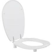 Pressalit Toilet Seat Ergosit, Cover, 50mm Raised - White